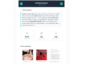 Generated data reports