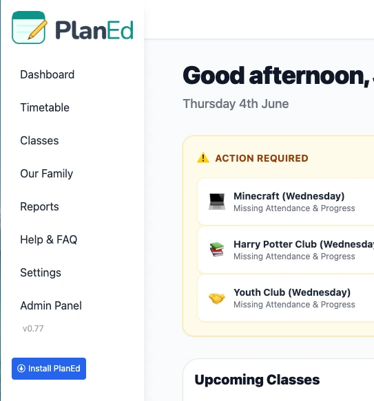 Plan-Ed low-demand wording example